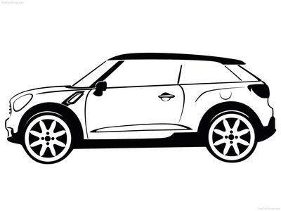 Mini Paceman Concept 2011 Poster with Hanger