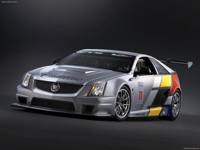Cadillac CTS-V Coupe Race Car 2011 canvas poster