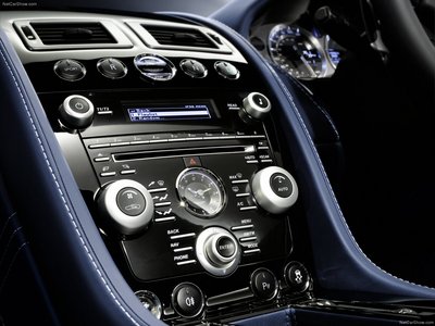 Aston Martin V8 Vantage S 2012 Poster with Hanger