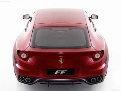 Ferrari FF 2012 metal framed poster