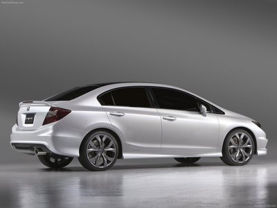 Honda Civic Concept 2011 Poster with Hanger