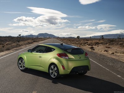 Hyundai Veloster 2012 Poster with Hanger