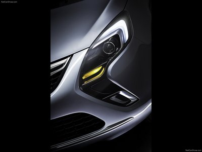 Opel Zafira Tourer Concept 2011 metal framed poster