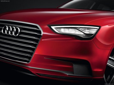 Audi A3 Concept 2011 metal framed poster