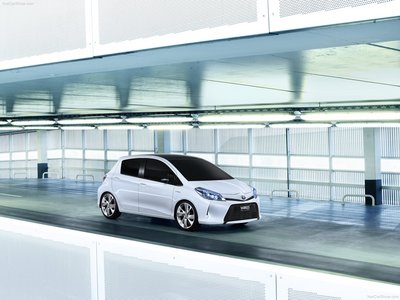 Toyota Yaris HSD Concept 2011 Poster with Hanger