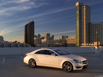 Mercedes-Benz CLS63 AMG US Version 2012 Poster with Hanger