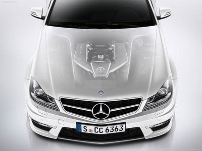 Mercedes-Benz C63 AMG Coupe 2012 stickers 700487