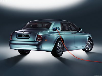Rolls-Royce 102EX Electric Concept 2011 canvas poster