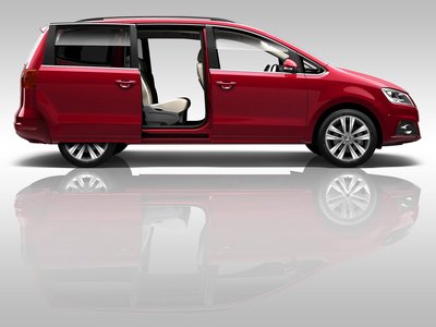 Seat Alhambra 4WD 2012 Poster with Hanger