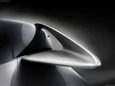 Saab PhoeniX Concept 2011 metal framed poster