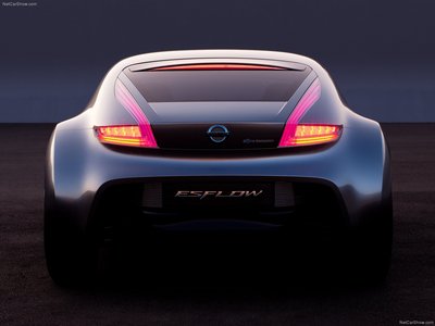 Nissan Esflow Concept 2011 metal framed poster