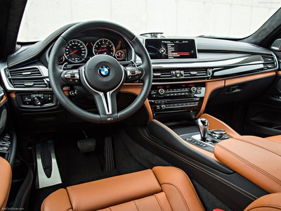 BMW X6 M 2016 metal framed poster