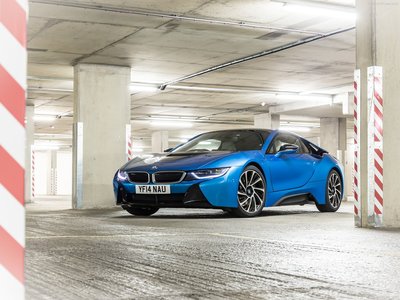 BMW i8 2015 canvas poster