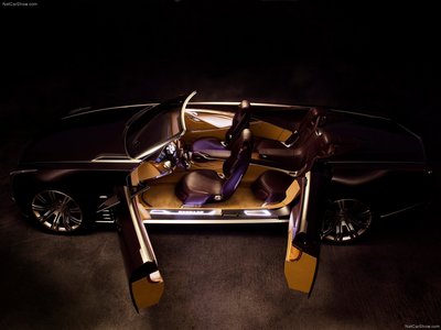 Cadillac Ciel Concept 2011 metal framed poster