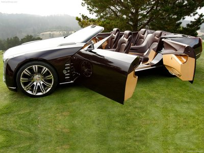 Cadillac Ciel Concept 2011 wooden framed poster