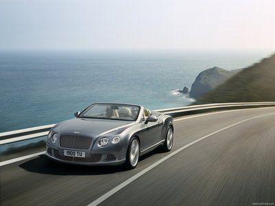 Bentley Continental GTC 2012 metal framed poster