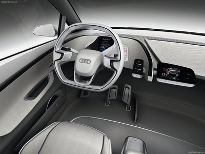 Audi A2 Concept 2011 wooden framed poster