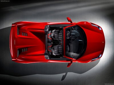 Ferrari 458 Spider 2013 Poster with Hanger