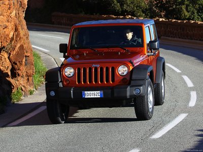 Jeep Wrangler 2012 metal framed poster