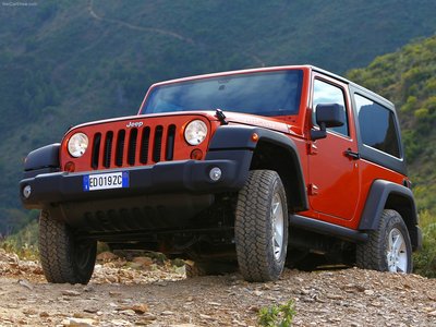 Jeep Wrangler 2012 Poster with Hanger