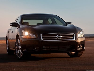 Nissan Maxima 2012 Poster with Hanger
