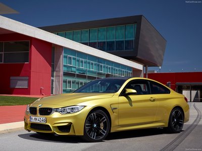 BMW M4 Coupe 2015 Poster with Hanger