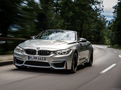 BMW M4 Convertible 2015 Poster with Hanger