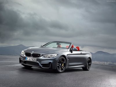 BMW M4 Convertible 2015 Poster with Hanger
