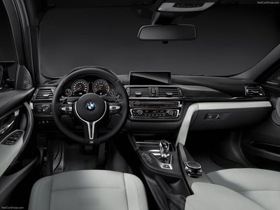 BMW M3 Sedan 2015 metal framed poster