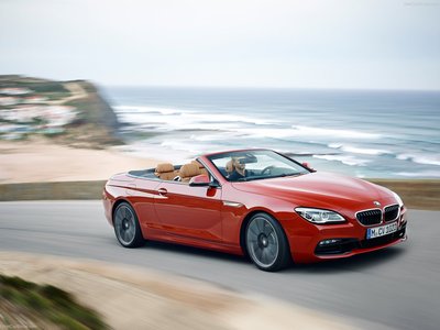 BMW 6 Series Convertible 2015 canvas poster
