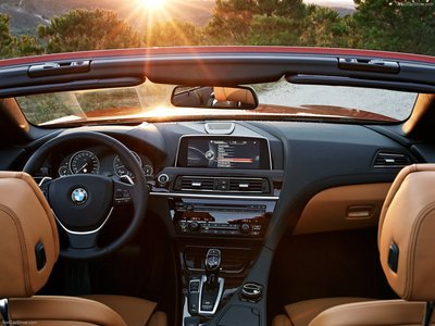 BMW 6 Series Convertible 2015 metal framed poster