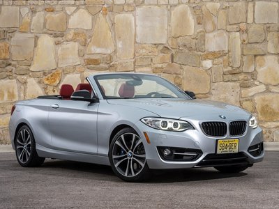 BMW 2 Series Convertible 2015 Poster with Hanger