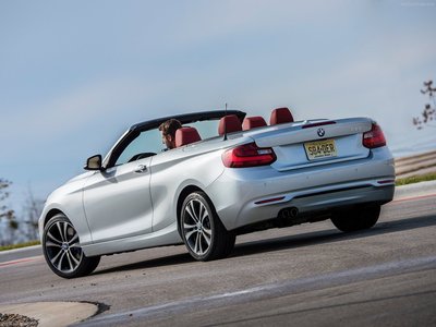 BMW 2 Series Convertible 2015 Poster with Hanger