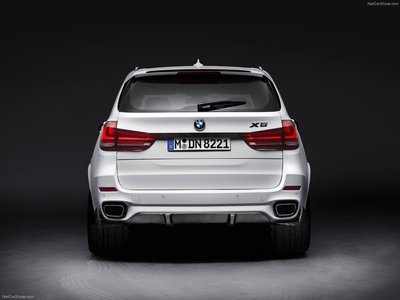 BMW X5 with M Performance Parts 2014 metal framed poster