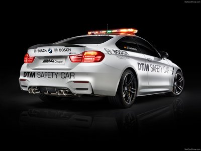 BMW M4 Coupe DTM Safety Car 2014 metal framed poster