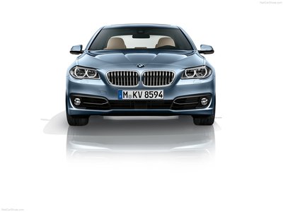 BMW 5 ActiveHybrid 2014 Poster with Hanger