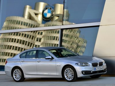 BMW 5 Series 2014 Poster with Hanger