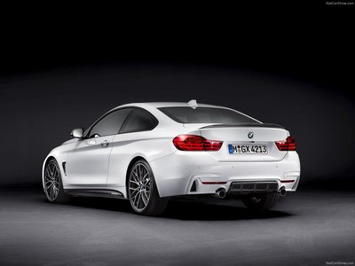 BMW 4 Series Coupe M Performance Parts 2014 Poster with Hanger