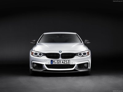 BMW 4 Series Coupe M Performance Parts 2014 canvas poster