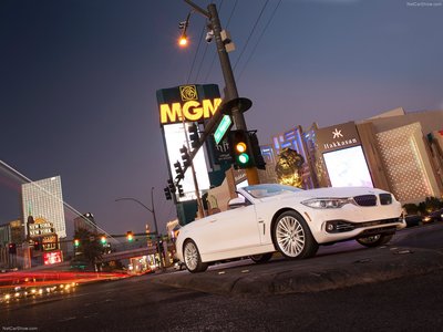 BMW 4 Series Convertible 2014 canvas poster