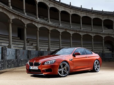 BMW M6 Coupe 2013 metal framed poster