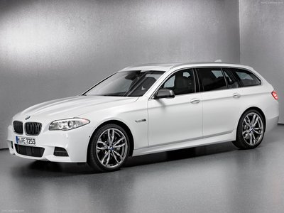 BMW M550d xDrive Touring 2013 Poster with Hanger