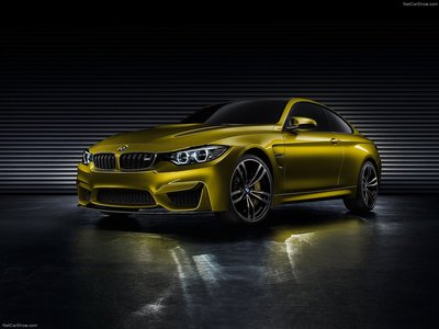 BMW M4 Coupe Concept 2013 metal framed poster