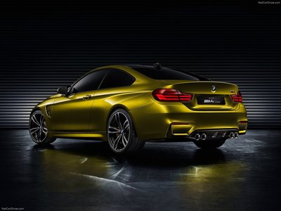 BMW M4 Coupe Concept 2013 Poster with Hanger