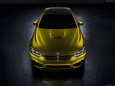 BMW M4 Coupe Concept 2013 Poster with Hanger