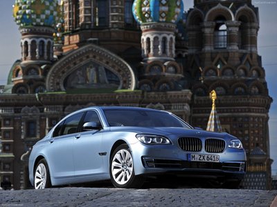 BMW 7 ActiveHybrid 2013 Poster with Hanger