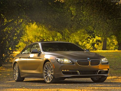 BMW 640i Gran Coupe 2013 Poster with Hanger
