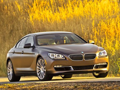 BMW 640i Gran Coupe 2013 Poster with Hanger