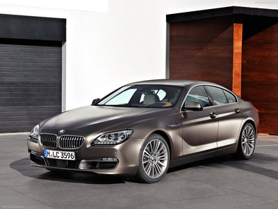 BMW 6 Series Gran Coupe 2013 wooden framed poster