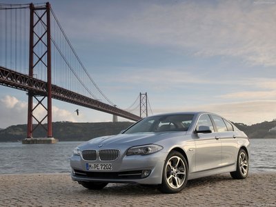 BMW 5 ActiveHybrid 2013 Poster with Hanger